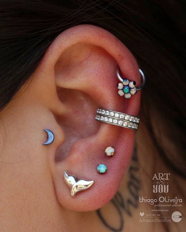100 inspirações de piercings na orelha, nariz e boca - Blog Tattoo2me