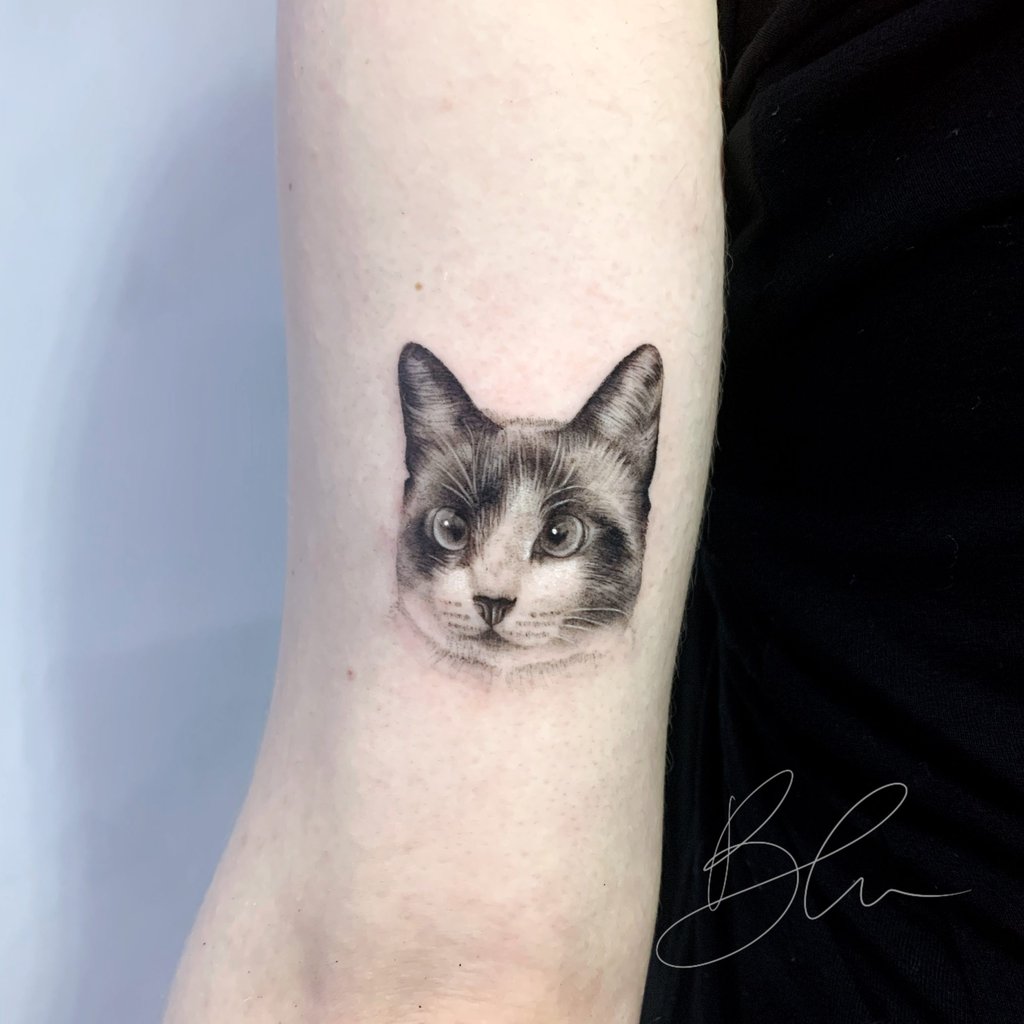 Foto de tatuagem feita por Blu (@blu.tattoo)