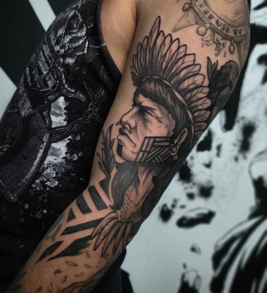 Foto de tatuagem feita por Thardife Vieira (@thardife.tattoo)